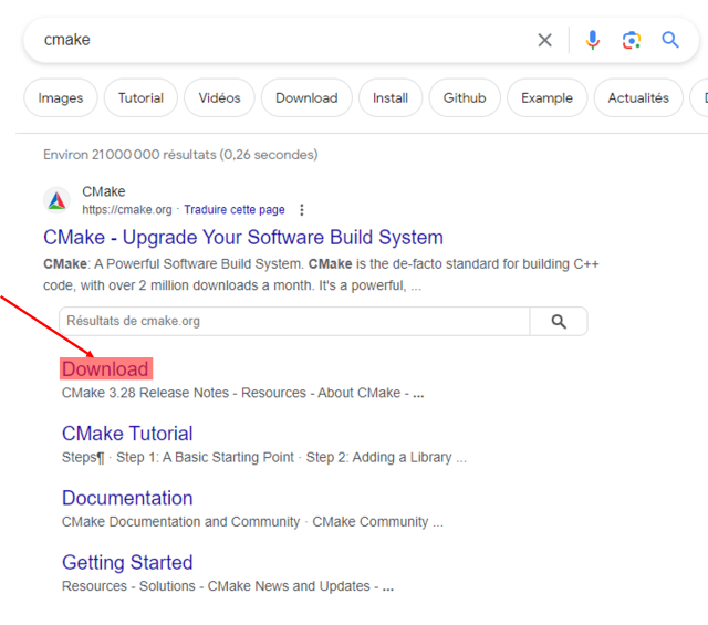 search_cmake