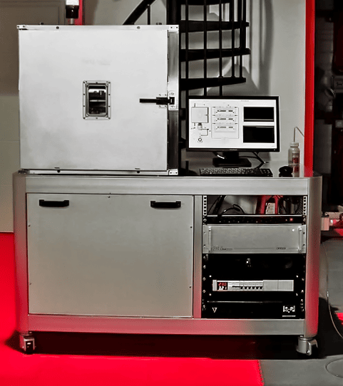 Degassing test bench
