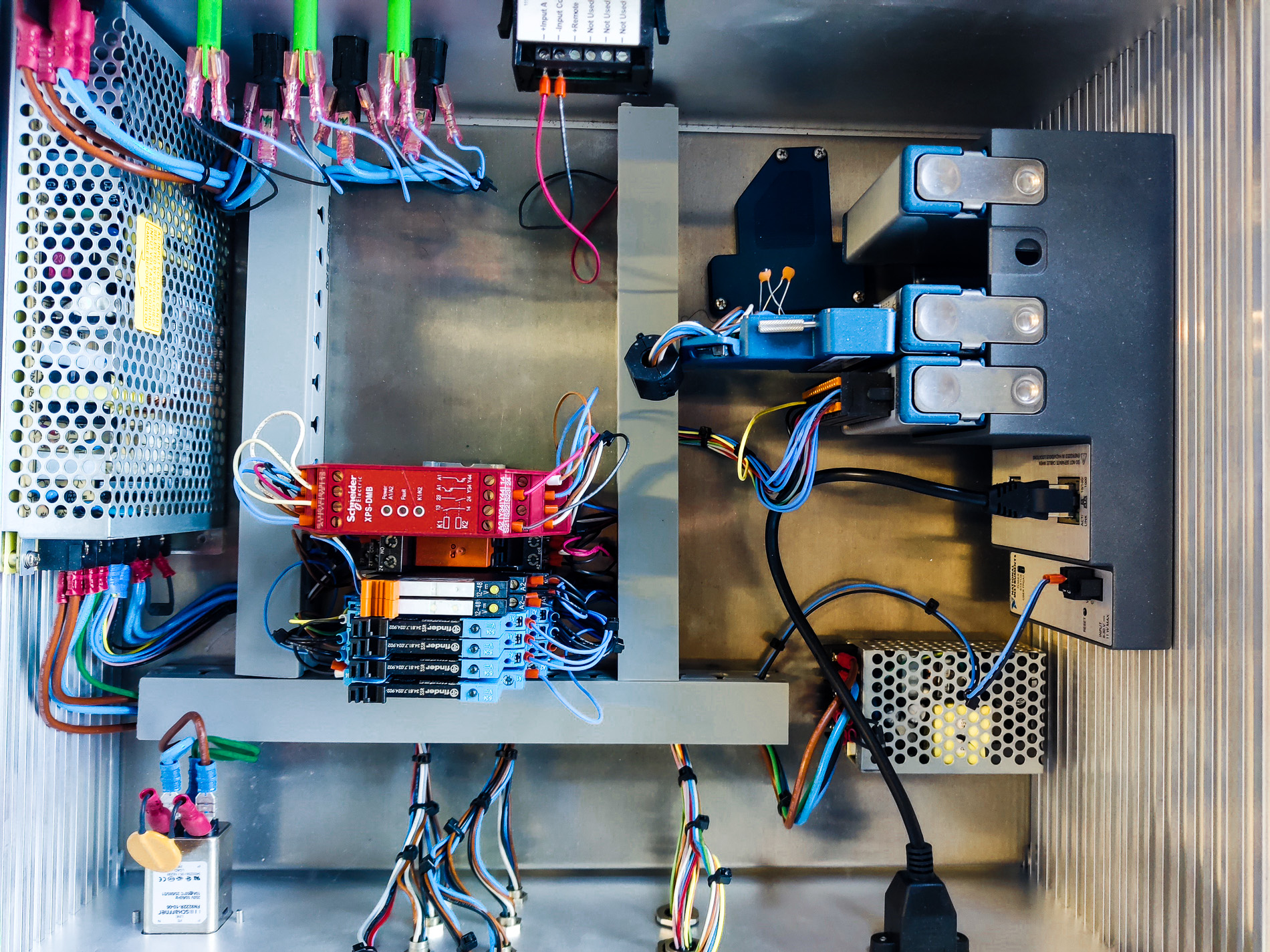 Instrumentation and wiring in an industrial system