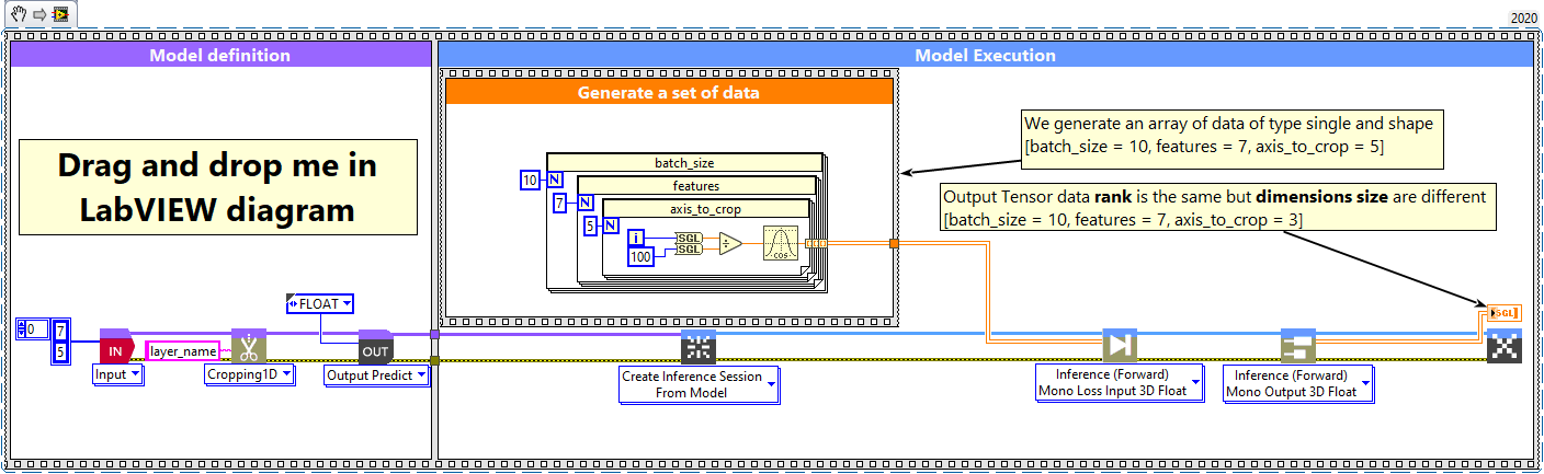 1 - Cropping1D layer