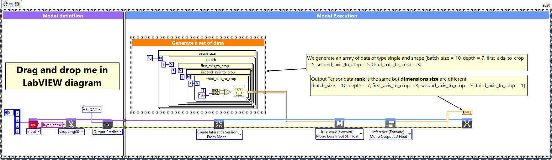 1 - Cropping3D layer
